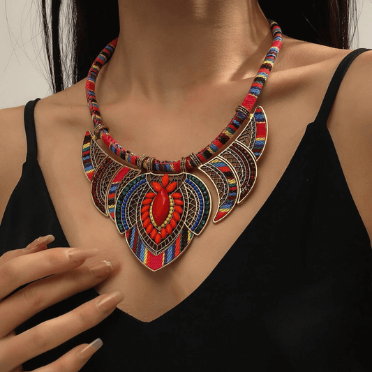 Collier Boho Couleur Vibrante