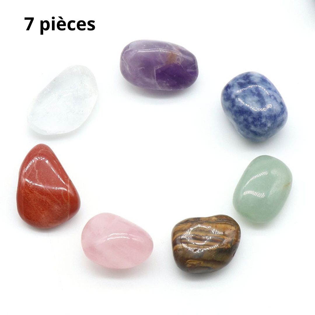 Kit de Pierres Énergétiques des 7 Chakras