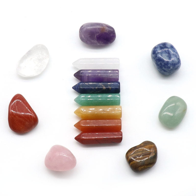 Kit de Pierres Énergétiques des 7 Chakras