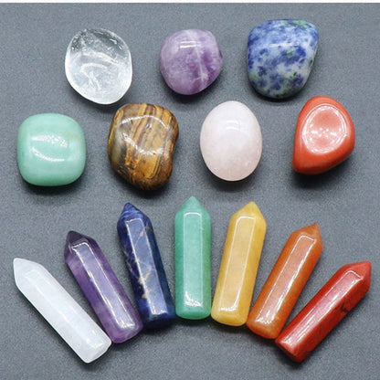 Kit de Pierres Énergétiques des 7 Chakras